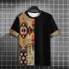 Vintage Ethnic Pattern T-Shirt For Men 3D Printed Tee Summer Casual Short Sleeve T Shirt O Neck Oversize Tops Multi Sizes XS-6XL