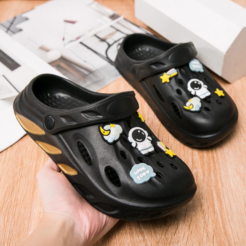 Унисекс 36~45 Модные летние сабо с пряжкой для мужчин и женщин Дизайнерские пляжные сандалии на платформе для отдыха на открытом воздухе Тапочки Шлепанцы Обувь для поваров и сада