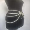 Tassel Waist Chain Multilayer Pearl Body Accessories Fashion Women Belt  Women