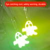 Ghost Style Reflective Pendant Safety Reflectors Keyrings Keychain Reflective Gear for Backpacks Strollers Jackets Bags