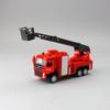 Simulation Alloy Ladder Fire Truck Model Toy For Collection Display And