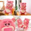 Cartoon Lotso Cherry Blossom Plush Toy Doll Girls Companionship Birthday Gift