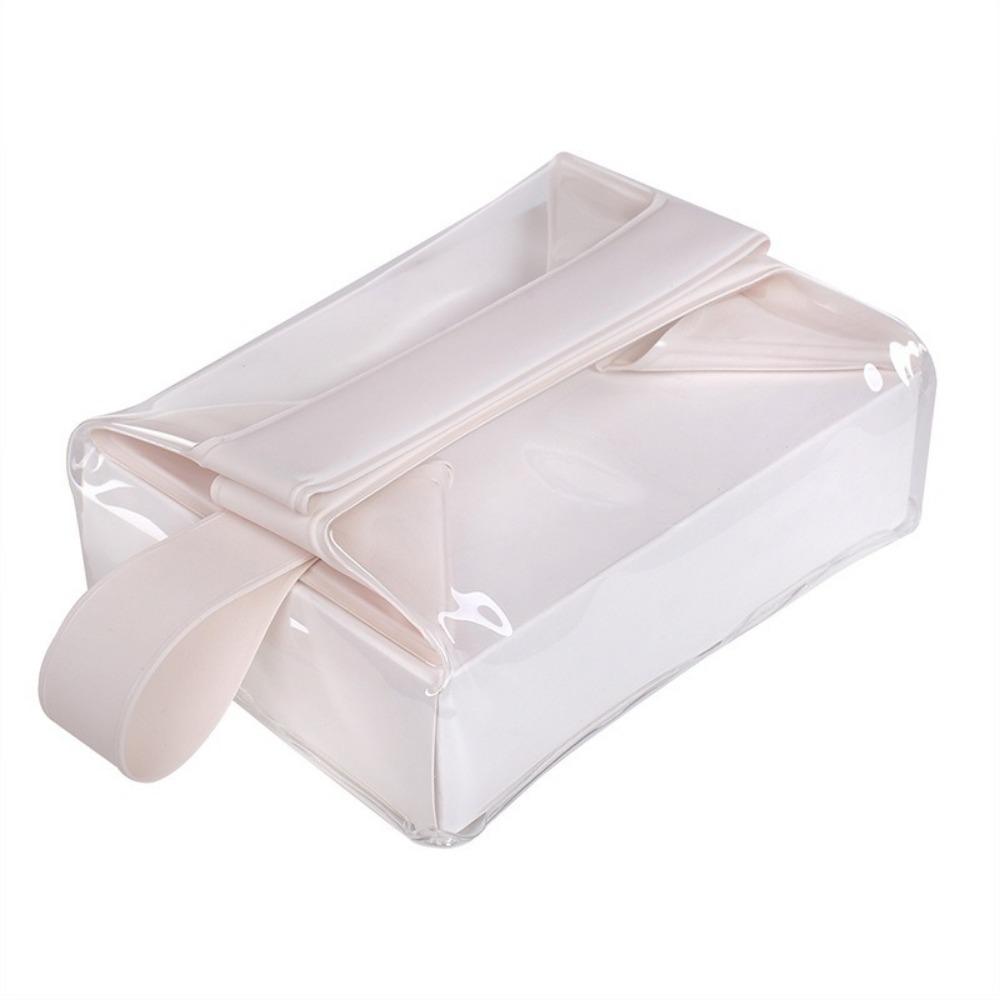 Large Capacity PVC Makeup Bag Magnetic Closure Cosmetic Pouch Portable Clear Toiletry Bags Bath