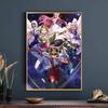 Saint Seiya Poster  Self-adhesive Art Waterproof Paper Sticker Coffee House Bar Dorm Room Wall Decor