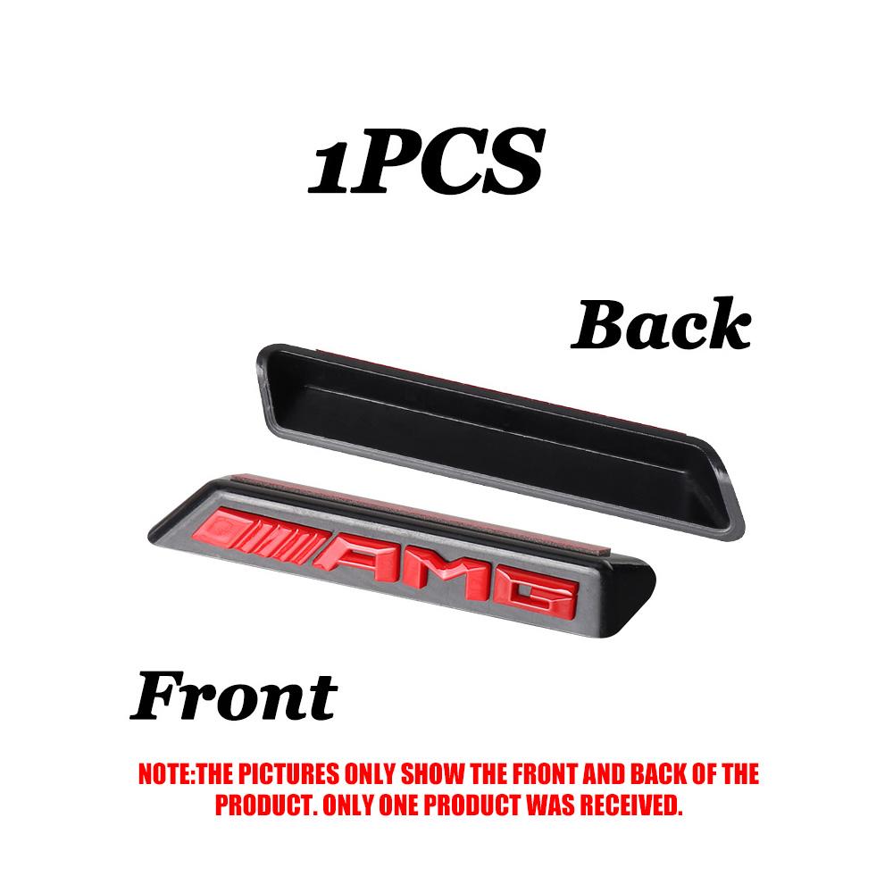 Auto Styling 3D ABS Car Front Grille Badge Sticker Decoration Accessories For Mercedes Benz AMG CLK CLG W212 W213 W205 W177 W247