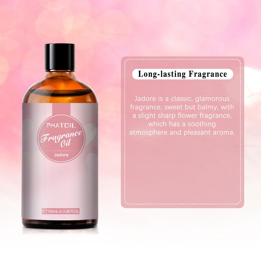 PHATOIL 100ml/3.38Fl.Oz Fragrance Oils Pure & Natural Essential Oils Perfect for Aromatherapy Diffuser Relaxation Massage Skin & Hair Care