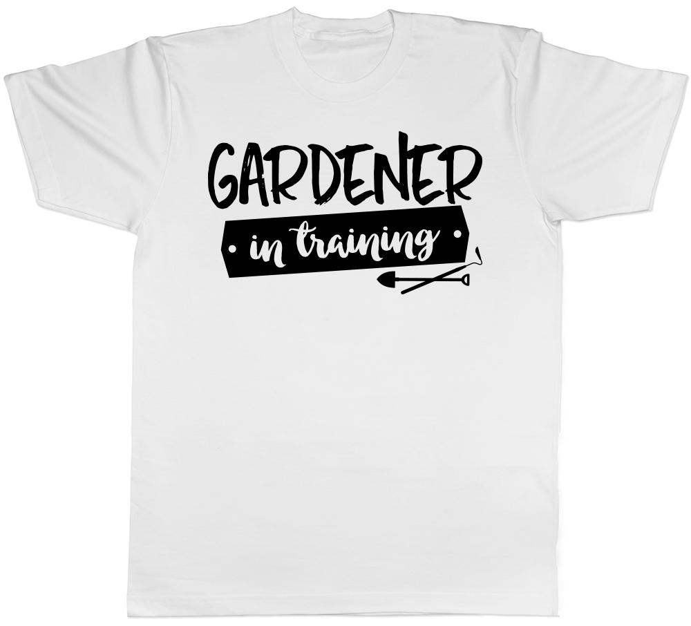 Gardener in Training Unisexs Unisexs Ladies TShirt Tee