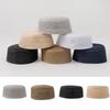 Knitted Cotton Turban Hat for Men Breathable Islamic Kufi Prayer Hat EID Ramadan Hijabs Beanie Cap Arabian Skull Hat