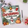Christmas Coloring Book Kids Holiday Activities Gift Xmas Party Favors Coloring Book Boys Girls Ideal Christmas Activity Gift Stocking Stuffer Bag