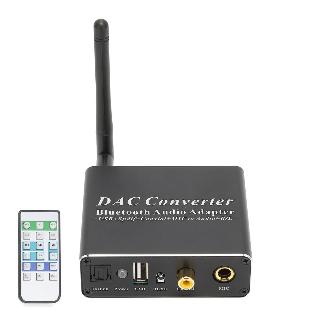 DAC Converter Professional Coaxial SPDIF Optical Input RCA 3.5 Mm Output DAC Bluetooth Adapter