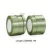 22M/Roll Light Green Ribbon Handmade Flower Bouquet Crafts DIY Sage Green Gift Wrapping Supplies Satin Ribbon for Gift Wrapping