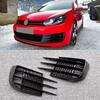 Для Volkswagen VW Аксессуары Golf 6 MK6 GTI GTD 2008 2009 2010 2011 2012 Передний бампер Решетка Противотуманные фары Рамка Крышка