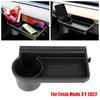 Storage Mobile Phone Water Cup Bracket For 2022 Tesla Model 3 Model Y Driver Glove Storage Box