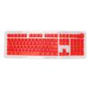 Keyboard Keycaps 108 Key OEM Height DIY Transparent Matte Mechanical Keycap for 6187104 Key