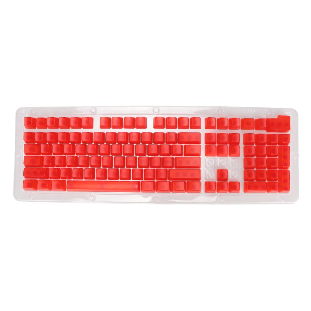 Keyboard Keycaps 108 Key OEM Height DIY Transparent Matte Mechanical Keycap for 6187104 Key