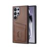 Подходит для чехла для телефона Samsung S24ultra с текстурой коровьей кожи, Samsung всесторонний S23plus противоударный 22 кожаный чехол