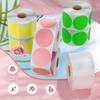 2 Inch Color Coding Label Sticker Adhesive Circle Dot Stickers Solid Round Stickers,Green/Yellow/Pink