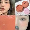 Solid Color Blush Cream Makeup Lasting Color Palette Mousse Mud Matte Pink Peach Cheek Rouge Face Pigment Cosmetics, 1 Piece, 04 04