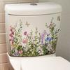 Plant Flower Pattern Sticker Waterproof Long-lasting Bathroom Wall Decal Home Decoration