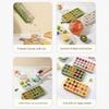 Reusable Ice Mould Tray Silicone Ice Maker Multi-Function Pressing Ice Cube Molds  Kitchen Tools