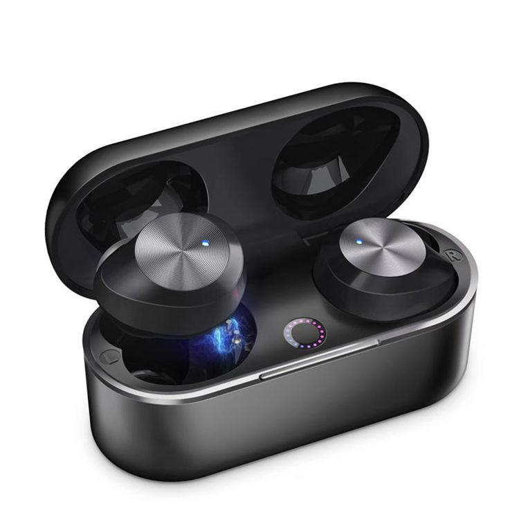 Новая Горячая Модель TWS Алюминиевый Сплав Мини Полностью Беспроводные Bluetooth Наушники 5.3 с Внутриканальным Шумоподавлением