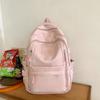 Сплошной цвет школьный рюкзак для женщин младших классов средней школы рюкзак большой емкости