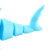 3D-печатная акула с плохими зубами, Интегрированный шарнирный подвижный сустав, Настольное декоративное украшение