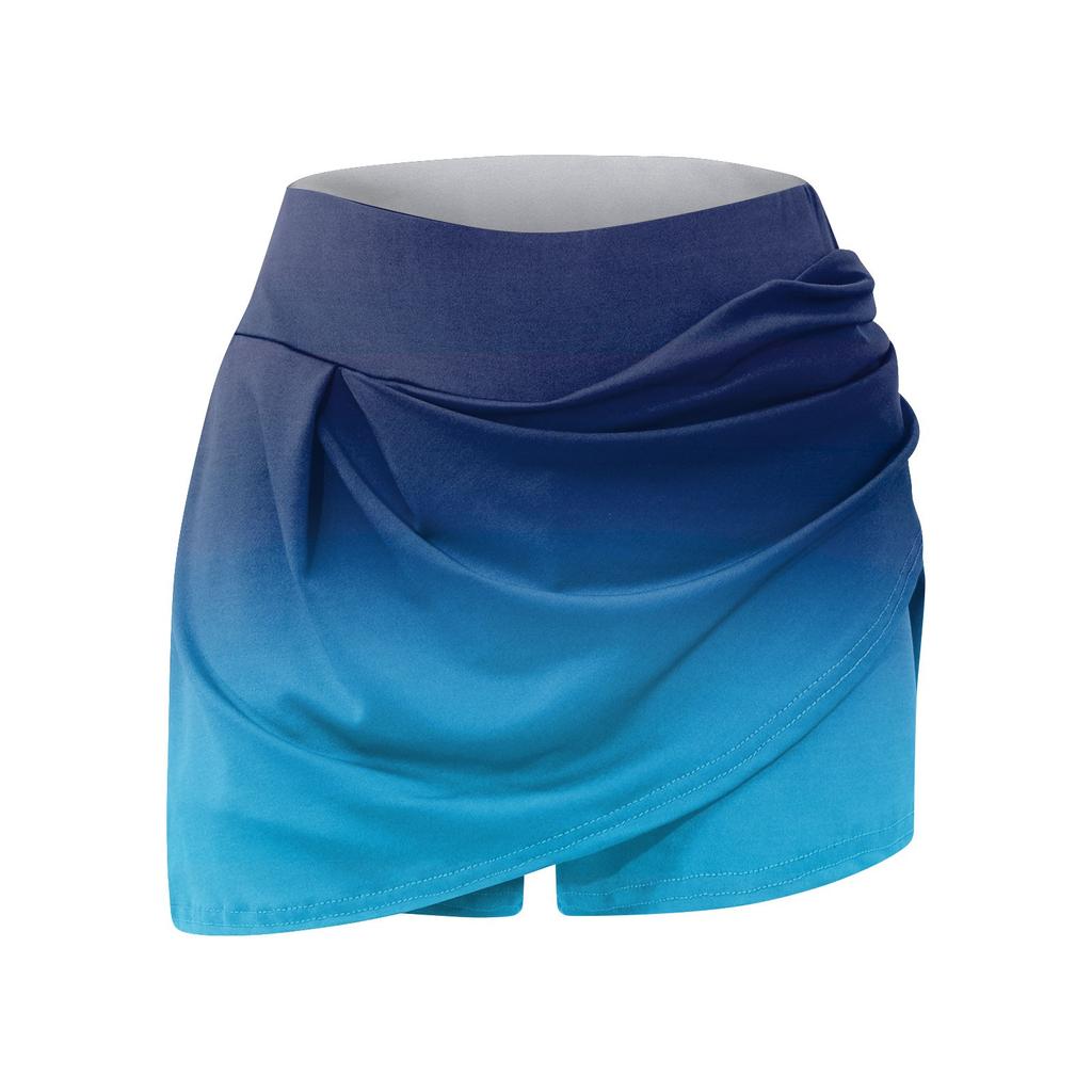 Женские спортивные эластичные плиссированные теннисные юбки для бега, йоги, внутренние шорты, эластичные спортивные шорты для гольфа