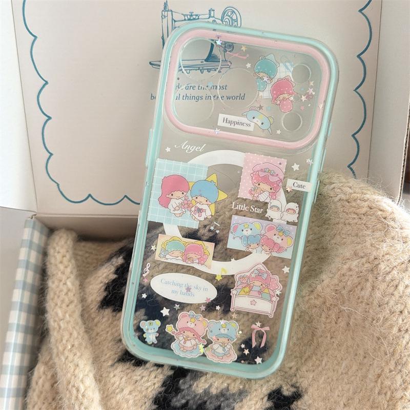 Блестящий магнитный чехол Gemini для iPhone 14/15/16 Pro Max