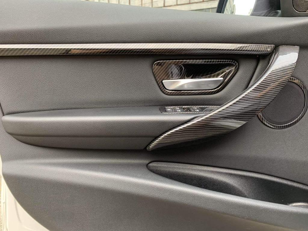 Carbon Fiber Interior Door Bowl Handle for BMW 3 & 4 Series, 320li GT.