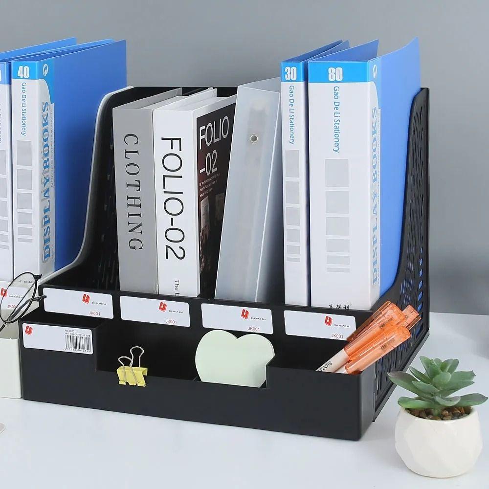 Полка для файлов большой емкости, органайзер для файлов, лоток для файлов формата А4, модные рамки для данных, принадлежности для домашнего офиса