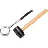 For Young Coconuts Cooking N1N Coconut Opening Tool Set Coconut Opener Coconut Shell Puncher Hammer