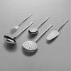 Nehir Deniz 5 Piece Steel Serving Set Gray