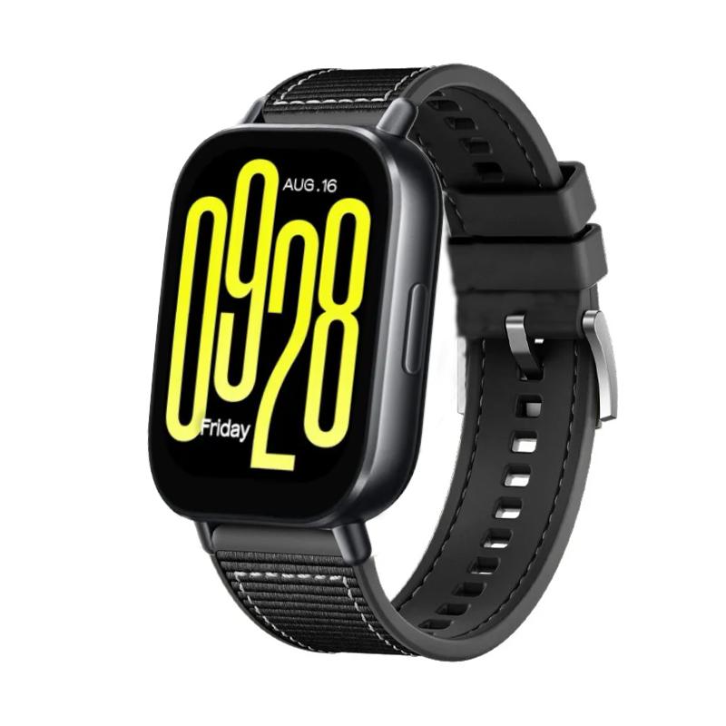 22 мм композитный силиконовый ремешок для Redmi Watch 5 Active/Lite, нейлоновый плетеный браслет, ремешок для Huawei Watch 4/3/GT5-4-3-2 Pro 46 мм