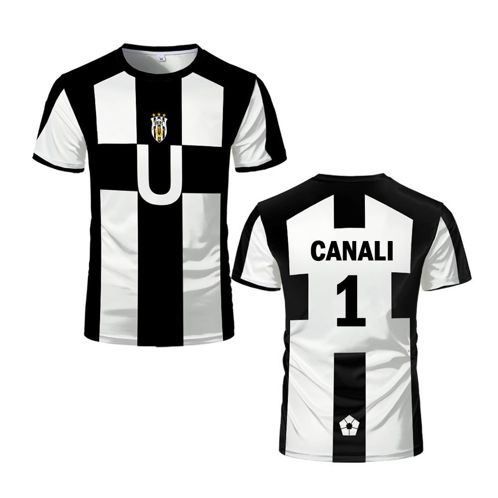 2025 Футболный мотив на пять человек VL Реплика Футболка Аниме Ubers Blue Lock Футболки с полной печатью BAROU Футболка с коротким рукавом для косплея Uber для мужчин