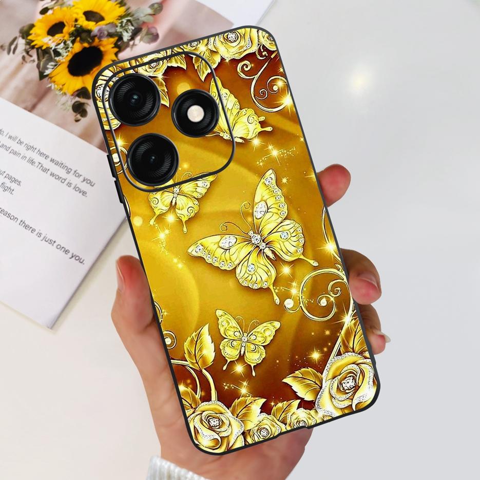 Чехол для Tecno Spark 20C BG7n BG7 Стильный окрашенный чехол Мягкий ТПУ Матовый чехол для телефона Для Tecno Spark 20 Pro Plus Spark20 20C Бампер