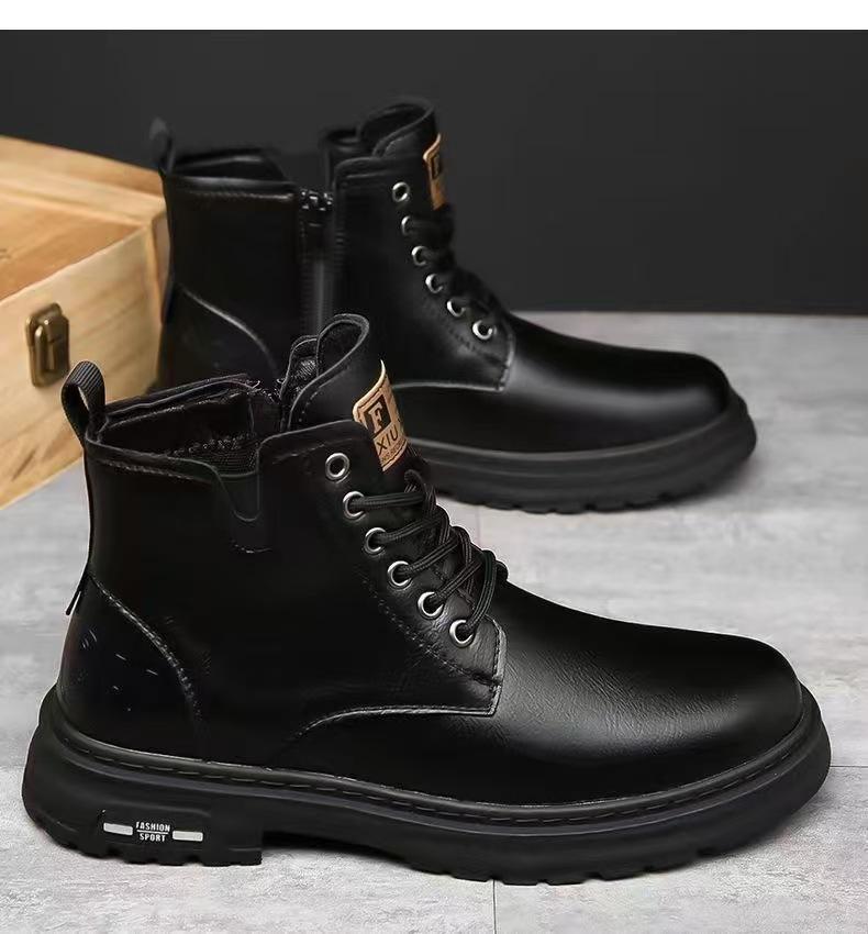 Martin boots men's autumn and winter 2024 new versatile retro British style men's casual overalls short boots