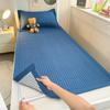 Quilted Dormitory Bed Mat Set: Thin Pad, Bunk and Double Bed Protector, Pillowcase, Mattress Cover