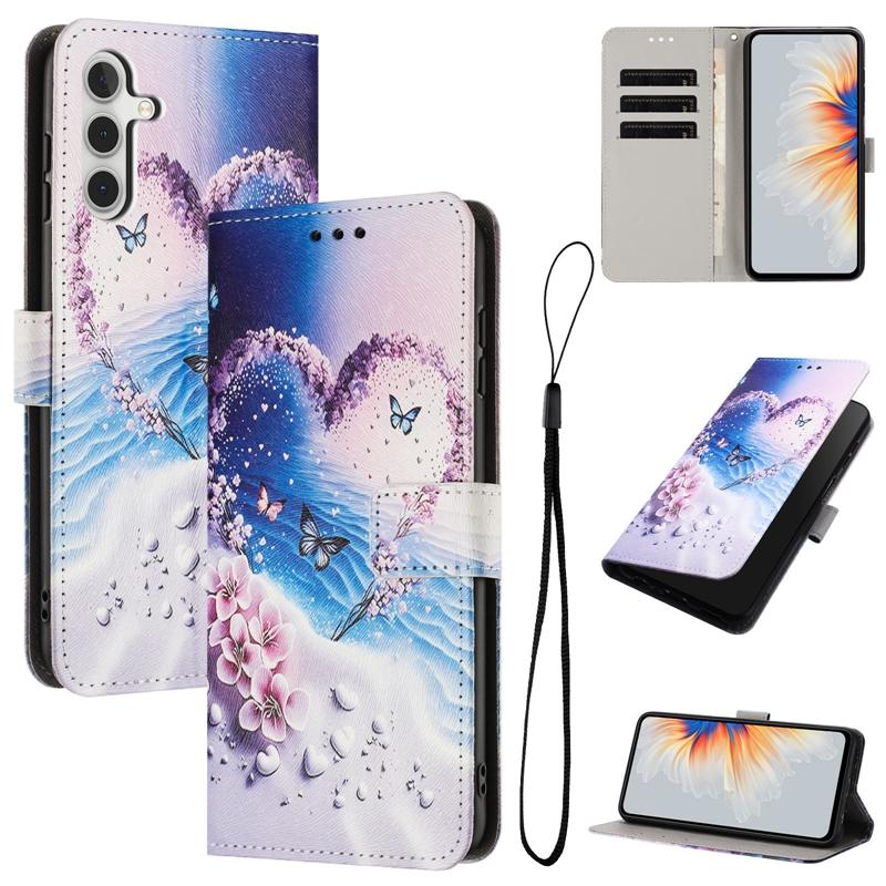For Samsung A57 A37 A17 5G Case Wallet Protection Phone Case for Samsung Galaxy A17 A37 A57 5G A07 4G Painted Flip Cover Fundas