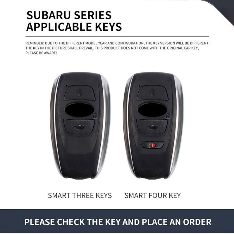 Чехол для автомобильного ключа из цинкового сплава для Subaru Outback, защитная пленка с дистанционным управлением для Subaru Outback, держатель для ключей, автомобильные аксессуары