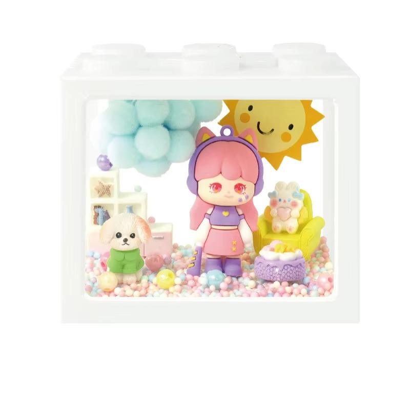 Handmade Art Toys 1PCS Handmade Material Pack Micro Landscape Scene Cottage Toys Birthday Gift for Girls