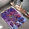 Retro Band Art Music Carpet suitable as a non-slip mat for the living room or bedroom sofa