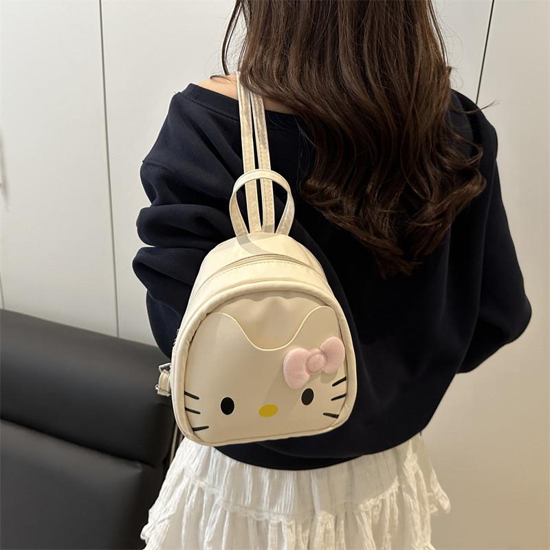 Мини-рюкзак Hello Kitty для девочек из ПУ-материала с прочной застежкой-молнией