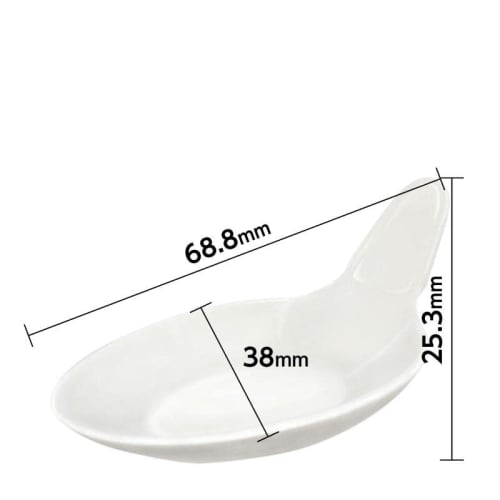 Sunnap Taste Spoons [Small plate and spoon in one, great for serving bite-sized food or tasting] 100-count TS-100WH