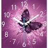 Full 5D DIY Diamond Painting Butterfly Clock Cartoon Diamond Embroidery Cross Stitch Kit Rhinestone Home Decor Gift