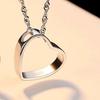BELLA BOX Популярные ожерелья для пар в форме сердца для мужчин и женщин, Высококлассные, Легкая роскошь и Модные аксессуары-цепочки на ключицу