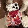 Позолоченный чехол для мобильного телефона Pony iPhone17promax 13 Праздничный красный 16 Apple 17 и другие модели
