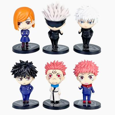 Фигурка аниме Jujutsu Kaisen Годжо Сатору Юдзи Итадори Фигурка Кукла Игрушка Фигурка Юдзи Итадори Фусигуро Модельные игрушки