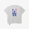 New Era Футболка с подписью Mlb La Dodgers Командный серый 15147526