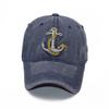 Anchor Embroidery Cowboy Baseball Hat Outdoor Korean Version of Summer Men's Cap